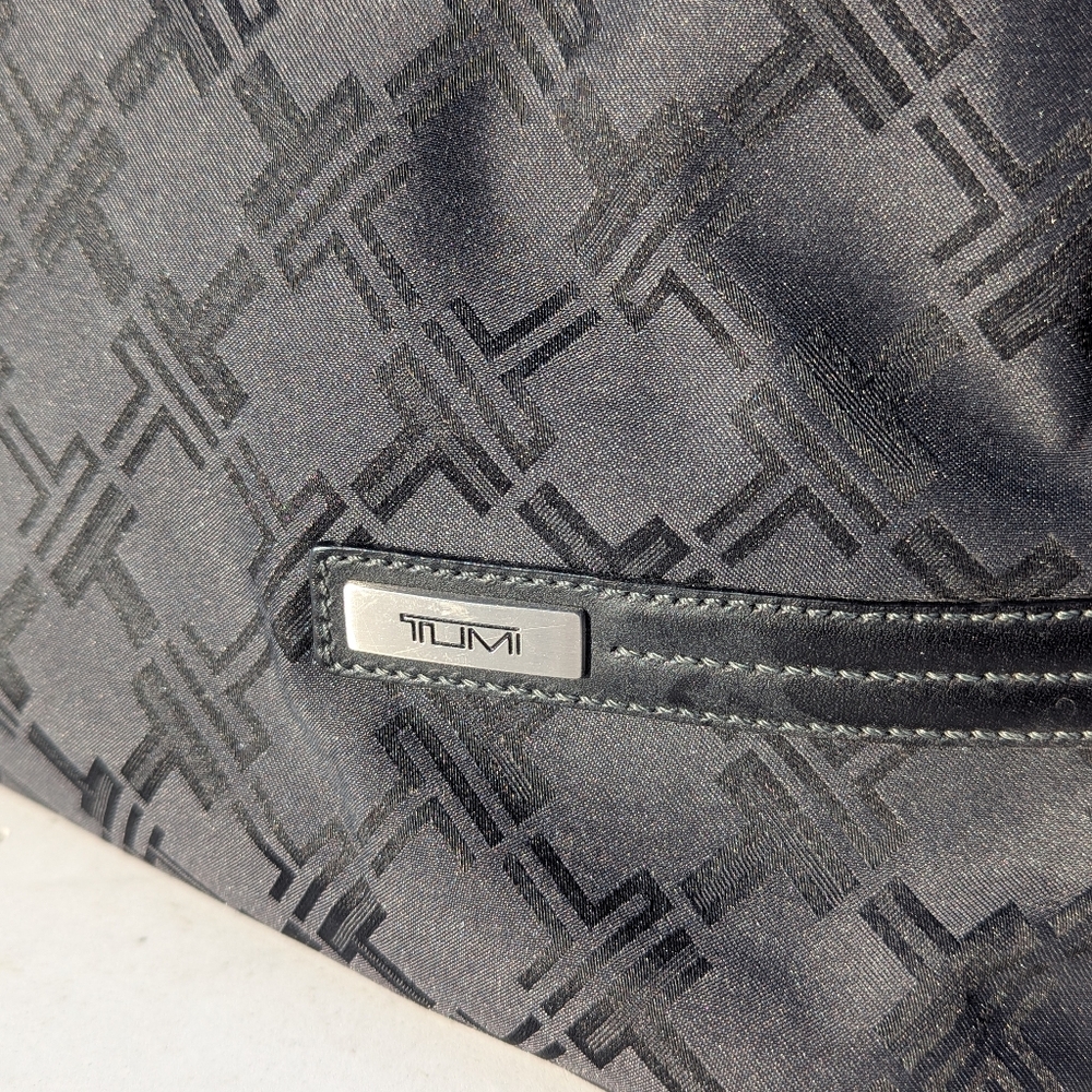 Tumi | Signature Collection Satchel Handbag Ballistic Black w/ Blue Interior - Picture 3 of 16